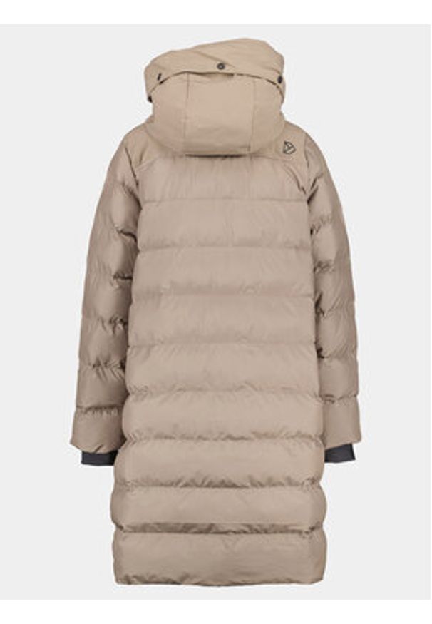 Didriksons Parka Fay Wns Parka 504524 Beżowy Regular Fit. Kolor: beżowy. Materiał: syntetyk