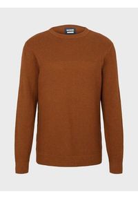 Tom Tailor Sweter 1032302 Brązowy Regular Fit. Kolor: brązowy. Materiał: bawełna #4