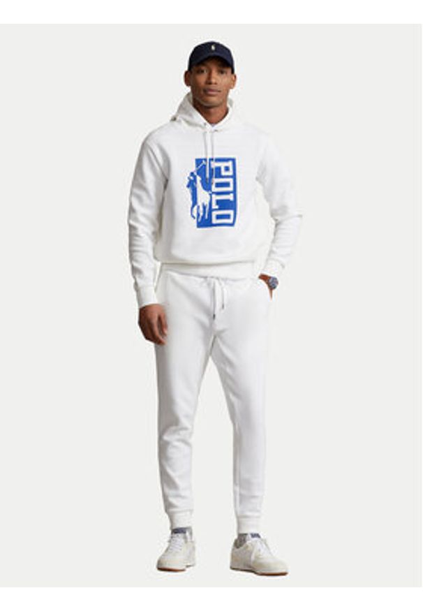 Polo Ralph Lauren Spodnie dresowe 710881518008 Biały Regular Fit. Kolor: biały. Materiał: syntetyk
