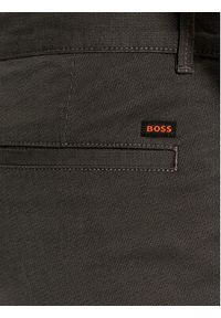 BOSS - Boss Chinosy 50523127 Czarny Slim Fit. Kolor: czarny. Materiał: bawełna #4