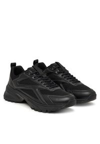 Calvin Klein Sneakersy Hike Runner Laceup Strip M-Lt HM0HM02154 Czarny. Kolor: czarny. Materiał: skóra #3