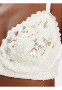 Elisabetta Franchi Biustonosz braletka RG00252E2 360 Biały Slim Fit. Kolor: biały. Materiał: syntetyk #5