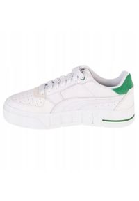 Puma - Damskie Skórzane Buty Sportowe Cali Court Match. Kolor: biały. Materiał: skóra. Sport: turystyka piesza