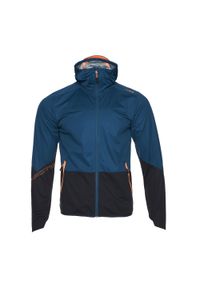 CMP - Kurtka softshell męska CMF Zip Hood. Kolor: niebieski. Materiał: softshell