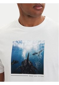 BOSS T-Shirt Creature 50561861 Kremowy Regular Fit. Kolor: kremowy. Materiał: bawełna #3