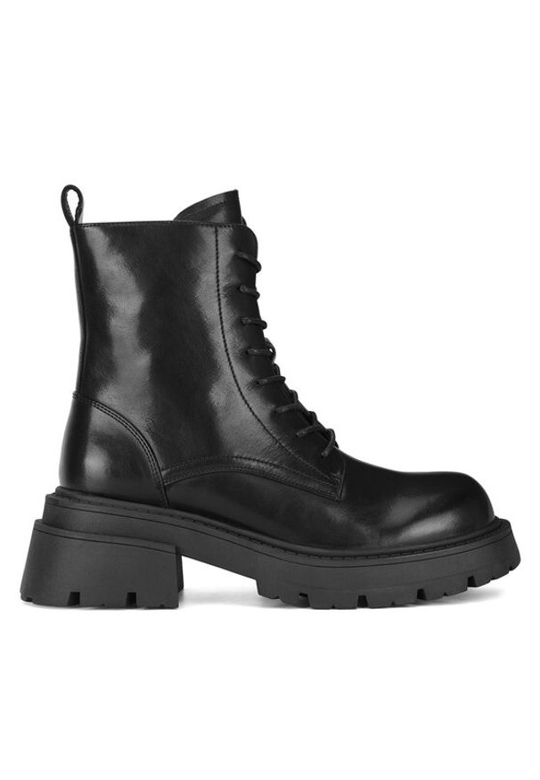 Badura Botki WFA3149-1Z Czarny. Kolor: czarny. Materiał: skóra