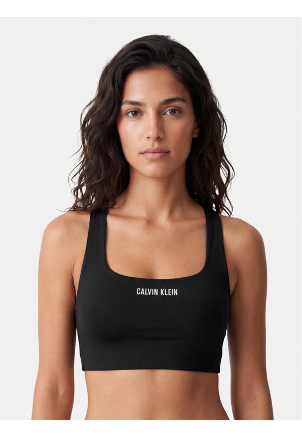 Calvin Klein Performance Biustonosz sportowy LVGWS6K191 Czarny. Kolor: czarny. Materiał: syntetyk