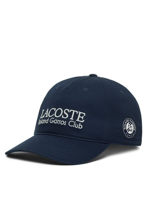 Lacoste Czapka z daszkiem RK0378 Granatowy. Kolor: niebieski. Materiał: bawełna