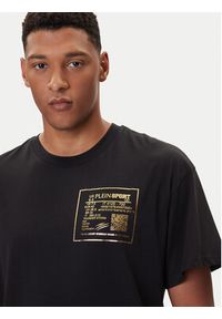 Plein Sport T-Shirt FAEC MTK8362 STE001N Czarny Loose Fit. Kolor: czarny. Materiał: bawełna. Styl: sportowy #3