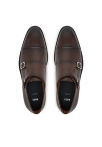 BOSS Półbuty Derrek 50547022 Brązowy. Kolor: brązowy. Materiał: skóra #6