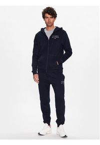 TOMMY HILFIGER - Tommy Hilfiger Bluza UM0UM02879 Granatowy Regular Fit. Kolor: niebieski. Materiał: syntetyk, bawełna #5