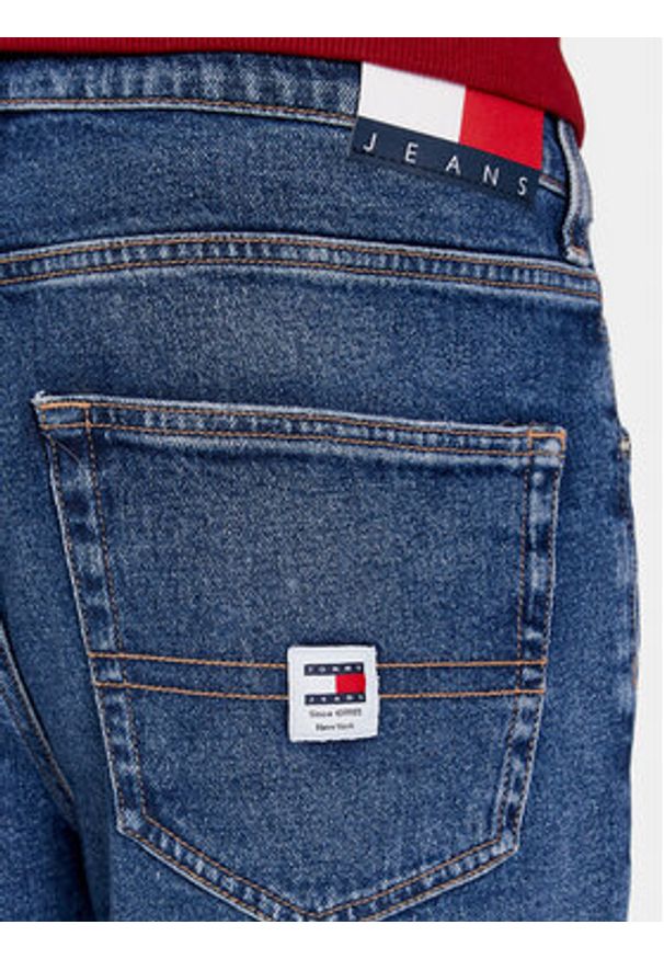 Tommy Jeans Jeansy DM0DM18174 Granatowy Tapered Fit. Kolor: niebieski