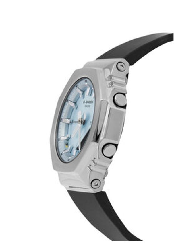 G-Shock Zegarek Small Classic GM-S2110-2AER Srebrny. Kolor: srebrny. Materiał: guma