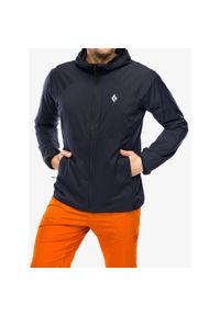 Kurtka softshell męska Black Diamond Alpine Start Insulated Hoody. Kolor: czarny. Materiał: softshell