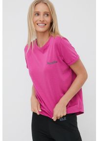 Refrigiwear - RefrigiWear t-shirt damski kolor różowy. Kolor: różowy. Materiał: dzianina. Wzór: gładki