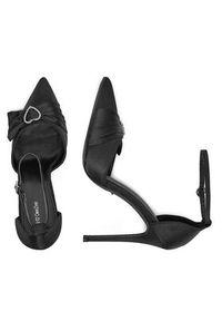 DeeZee Szpilki Q93079-15 Czarny. Kolor: czarny. Materiał: materiał. Obcas: na szpilce #5