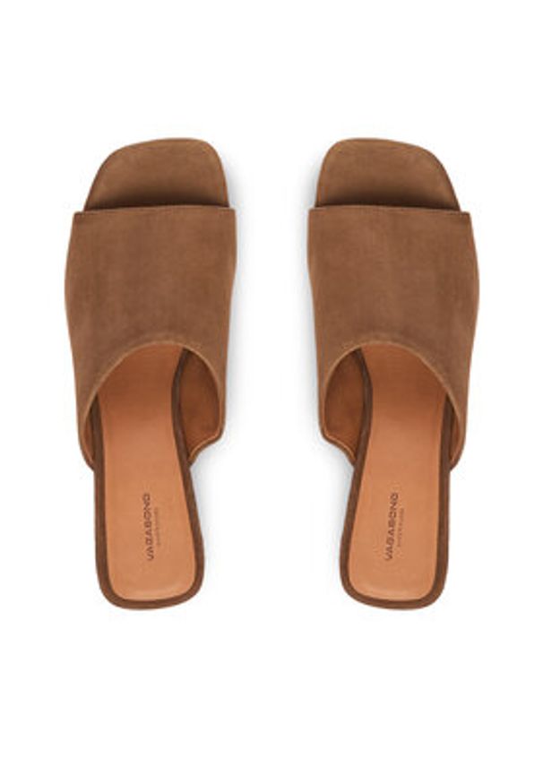 Vagabond Shoemakers Klapki Piper 5921-240-89 Brązowy. Kolor: brązowy. Materiał: zamsz, skóra