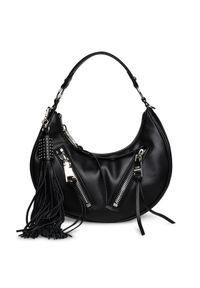 Steve Madden Torebka Bcosmic Crossbody SM13001357-02002-BLK Czarny. Kolor: czarny. Materiał: skórzane