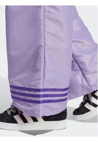 Adidas - adidas Spodnie dresowe Wide Leg Tracksuit Bottoms IC5443 Fioletowy. Kolor: fioletowy. Materiał: syntetyk #2