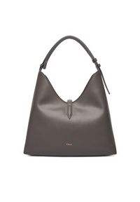 Furla Torebka Goccia M WB01499 BX3104 KH 4283S Szary. Kolor: szary. Materiał: skórzane #5