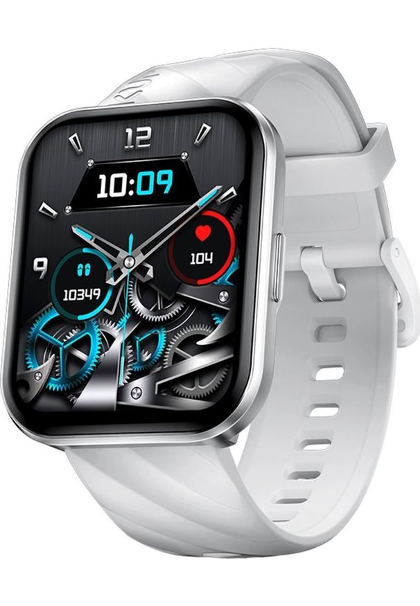 Smartwatch Kumi KU6 Meta Biały (KU-KU6M/SR). Rodzaj zegarka: smartwatch. Kolor: biały