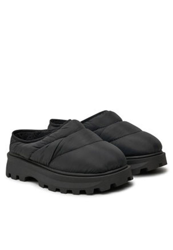 Steve Madden Kapcie Frost SM11003421 Czarny. Kolor: czarny. Materiał: materiał