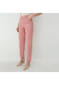 Mohito - Jeansy wide leg - Różowy. Kolor: różowy #1