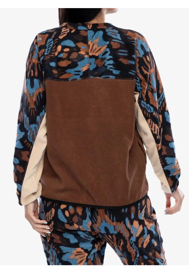 KAVU - Bluza polarowa damska Kavu Kelowna. Kolor: brązowy. Materiał: polar