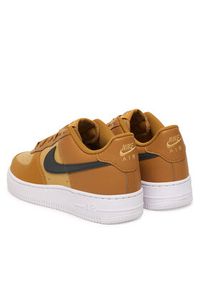 Nike Sneakersy Air Force 1 (GS) CT3839 700 Brązowy. Kolor: brązowy. Materiał: skóra. Model: Nike Air Force #2