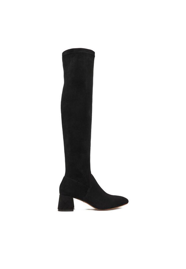 Nine West Kozaki CEO-NOURAN-01 Czarny. Kolor: czarny. Materiał: materiał