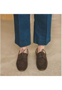 BALAGAN - Balagan Półbuty Captain Brązowy. Kolor: brązowy. Materiał: skóra, zamsz #4