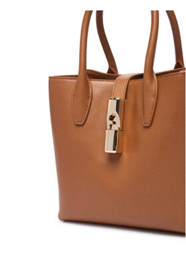 Furla Torebka Goccia S WB01949 ARE000 KH 4557S Brązowy. Kolor: brązowy. Materiał: skórzane