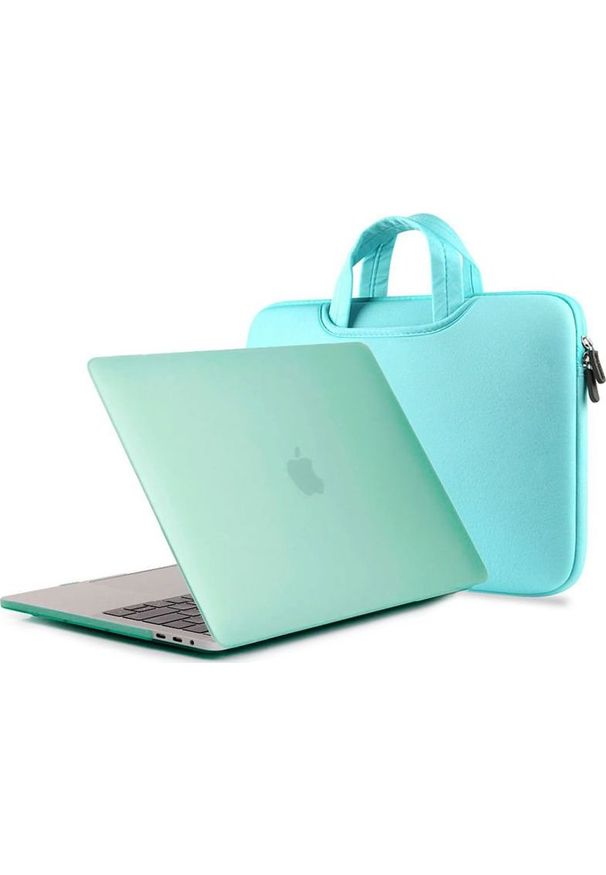 Etui 4kom.pl MacBook Air 13" Miętowy. Kolor: miętowy