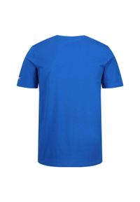Regatta - T-shirt Męski Niska Waga Sportowy Tait. Kolor: niebieski, szary, wielokolorowy. Sport: turystyka piesza