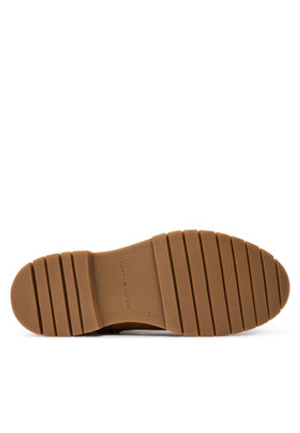 TOMMY HILFIGER - Tommy Hilfiger Trapery Flex Th Outdoor W Nbk Boot FM0FM05563 Brązowy. Kolor: brązowy. Materiał: nubuk, skóra