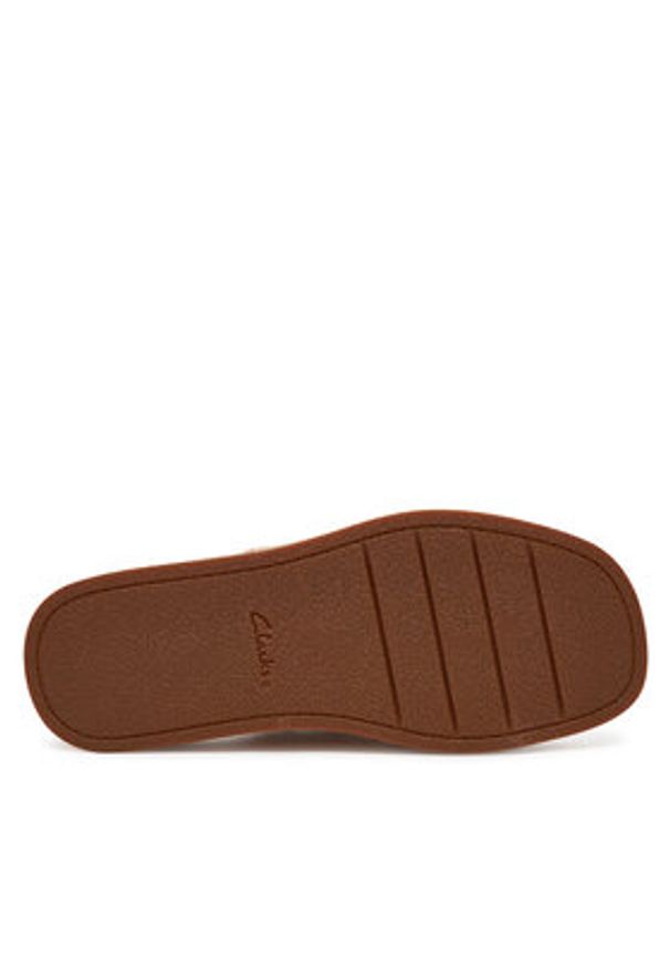 Clarks Klapki Alda Glide 26181185 Różowy. Kolor: różowy. Materiał: skóra