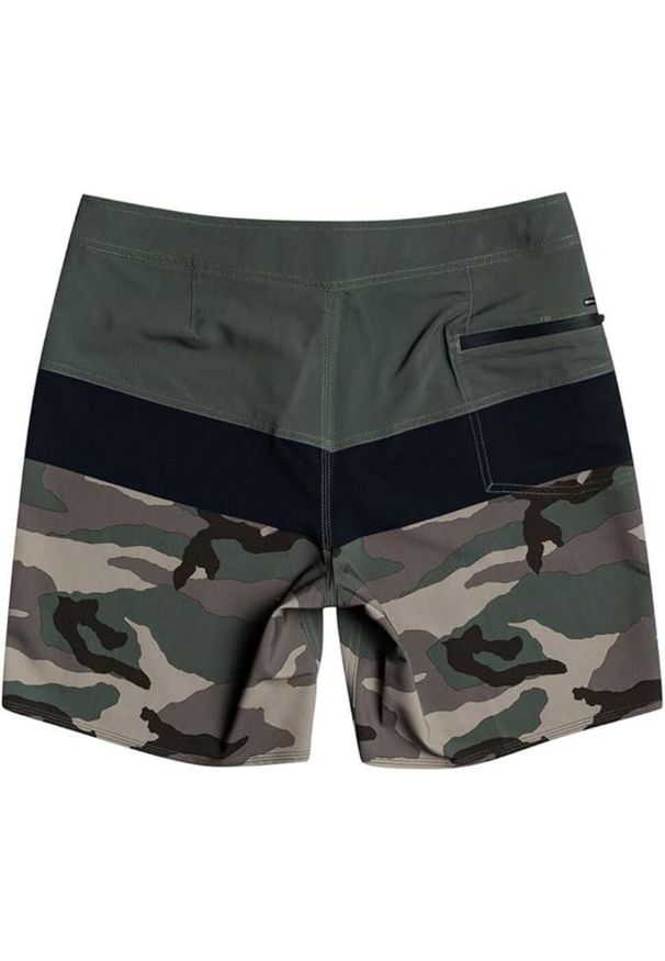 Spodenki kąpielowe dla dzieci Quiksilver Surfsilk Panel. Kolor: zielony. Materiał: poliester, elastan
