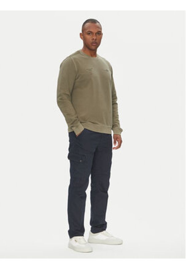 Aeronautica Militare Bluza 251FE1991F583 Khaki Regular Fit. Kolor: brązowy. Materiał: bawełna