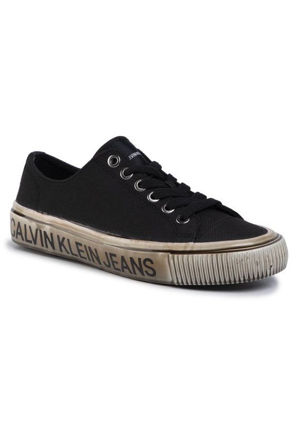 Calvin Klein Jeans Tenisówki Destinee B4R0807 Czarny. Kolor: czarny. Materiał: materiał