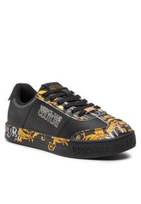 Versace Jeans Couture Sneakersy 76YA3SK6 Czarny. Kolor: czarny #6