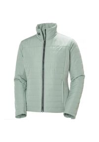 Kurtka ocieplana damska Helly Hansen Crew Insulator Jacket 2.0 - Eucalyptus. Kolor: zielony