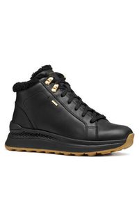 Geox Sneakersy D Spherica Actif X2 D56WPA 00085 C9999 Czarny. Kolor: czarny. Materiał: skóra