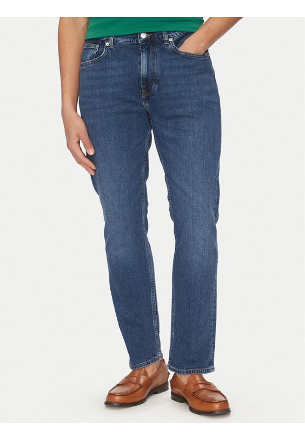 TOMMY HILFIGER - Tommy Hilfiger Jeansy Mercer MW0MW39037 Niebieski Regular Fit. Kolor: niebieski