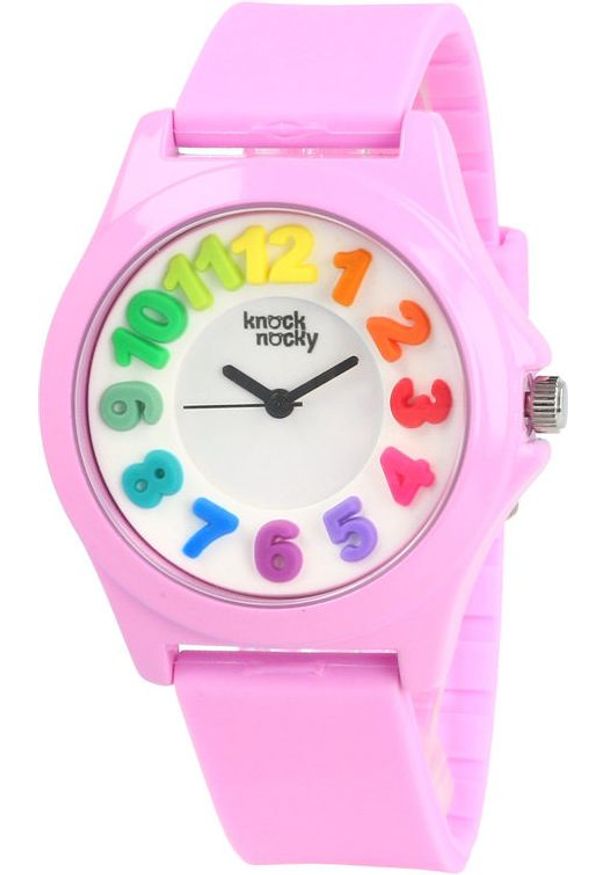 Różowy zegarek Knock Nocky