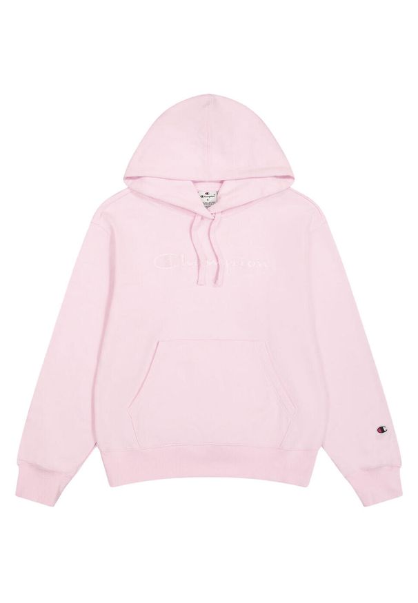 Bluza damska Champion Hooded Sweatshirt 117785. Kolor: różowy. Sport: turystyka piesza