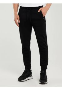 Big-Star - Spodnie męskie dresowe czarne Pylyp 906. Kolor: czarny. Materiał: dresówka #1
