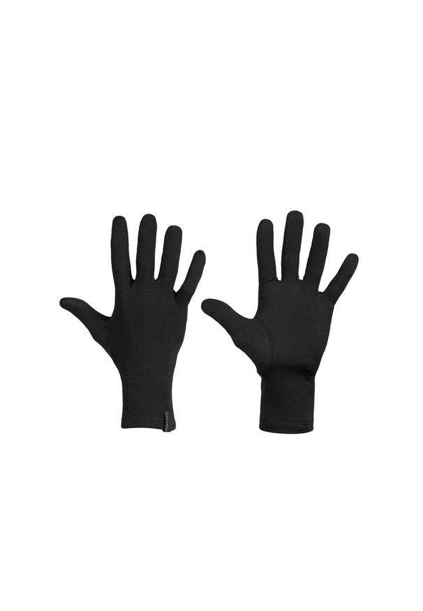 Rękawice merino Icebreaker 200 Oasis Glove Liners. Kolor: czarny. Sezon: zima. Sport: narciarstwo