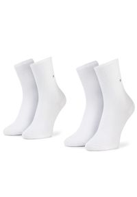 TOMMY HILFIGER - Skarpety długie Tommy Hilfiger. Kolor: biały #1