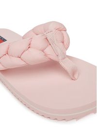 Tommy Jeans Japonki Braided Thong Beach Sandal EN0EN02877 Różowy. Kolor: różowy. Materiał: materiał #6