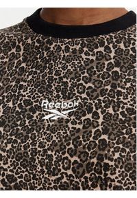 Reebok T-Shirt Elizieta RK25710CCW Brązowy Regular Fit. Kolor: brązowy. Materiał: bawełna #9